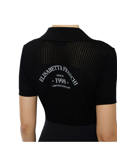 Maglia Elisabetta Franchi donna MK74Q61E2110 Nero ELISABETTA FRANCHI | Maglie | MK74Q61E2110